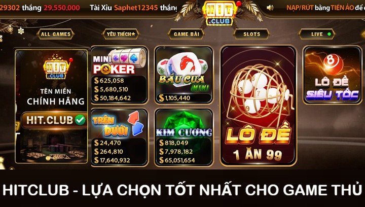 Nên chọn Hitclub hay top game hot? 
