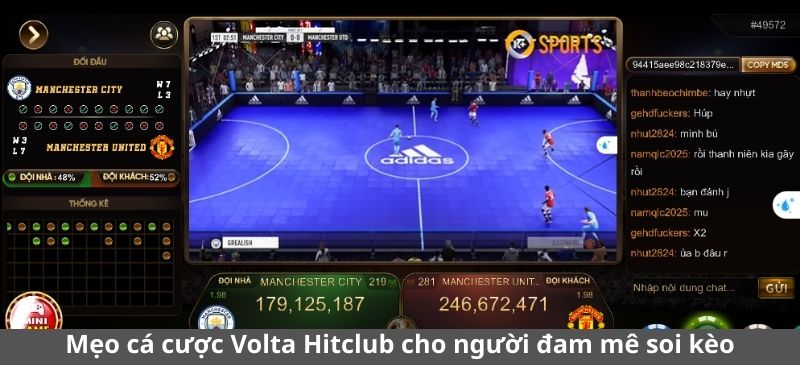 Mẹo cá cược Volta Hitclub cho người đam mê soi kèo